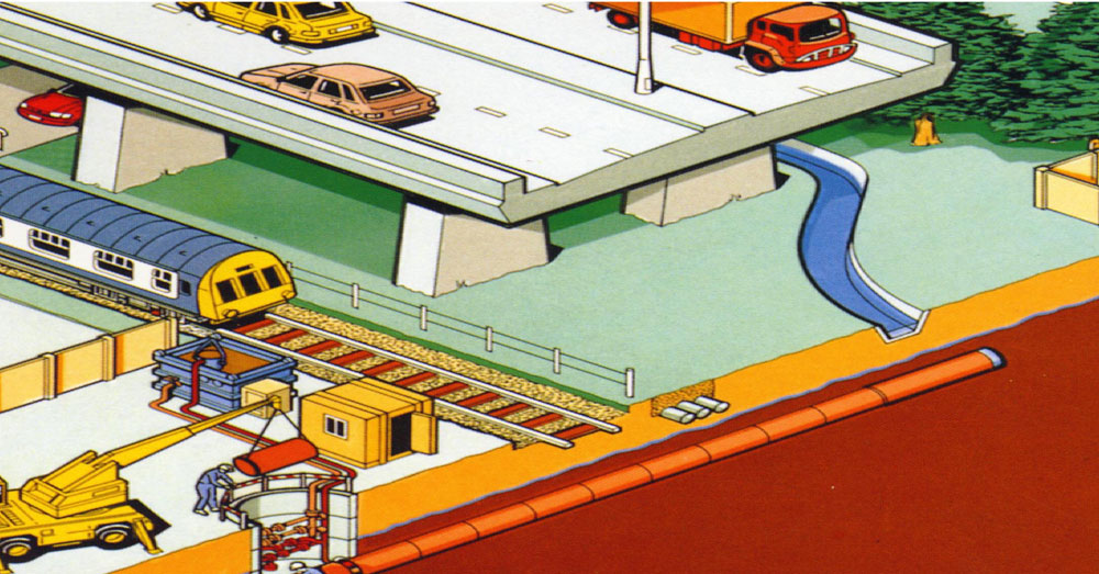 Microtunneling-Operation